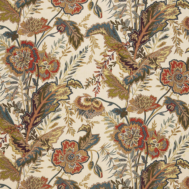 Sandoway Vine Spice 174541 by Schumacher Designer Fabric SCHUMACHER CLASSICS LINEN 100% UNITED KINGDOM </p><p>Repeat: Horizontal: 18" (46CM) and Vertical: 27" (69CM) 54 - Swanky Fabrics -
