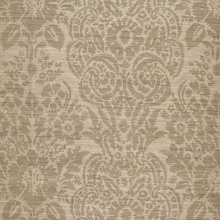 Malay Damask Print Chanterelle 174612 by Schumacher Fabric AU NATUREL See Sample INDIA . </p><p>Repeat: Horizontal: 25 1/2" (65CM) and Vertical: 24 3/4" (63CM) 51" WIDE (130CM) - Fabric Carolina -
