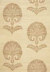 Ottoman Flower Candlelight 174651 by Schumacher Fabric