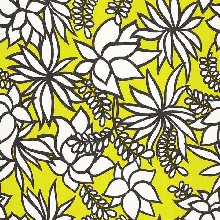Kalaheo Print Sulfur 174661 by Schumacher Fabric TRINA TURK See Sample INDONESIA MEDIUM DUTY </p><p>Repeat: Horizontal: 27" (69CM) and Vertical: 27" (69CM) 54" WIDE (137CM) - Fabric Carolina -