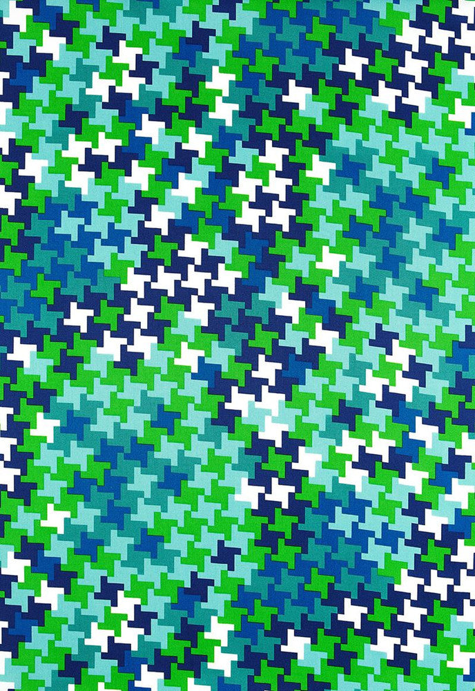 Jax Print Azure 174680 by Schumacher Fabric Trina-Turk 100% Acrylic - Horizontal: 18 and Vertical: 36 54 - Fabric Carolina -