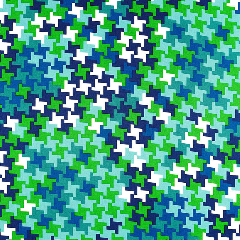 Jax Print Azure 174680 by Schumacher Designer Fabric TRINA TURK See Sample UNITED STATES OF AMERICA MEDIUM DUTY </p><p>Repeat: Horizontal: 18" (46CM) and Vertical: 36" (91CM) 54" WIDE (137CM) - Swanky Fabrics -