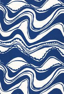 Carmel Coastline Print Surf 174690 by Schumacher Fabric