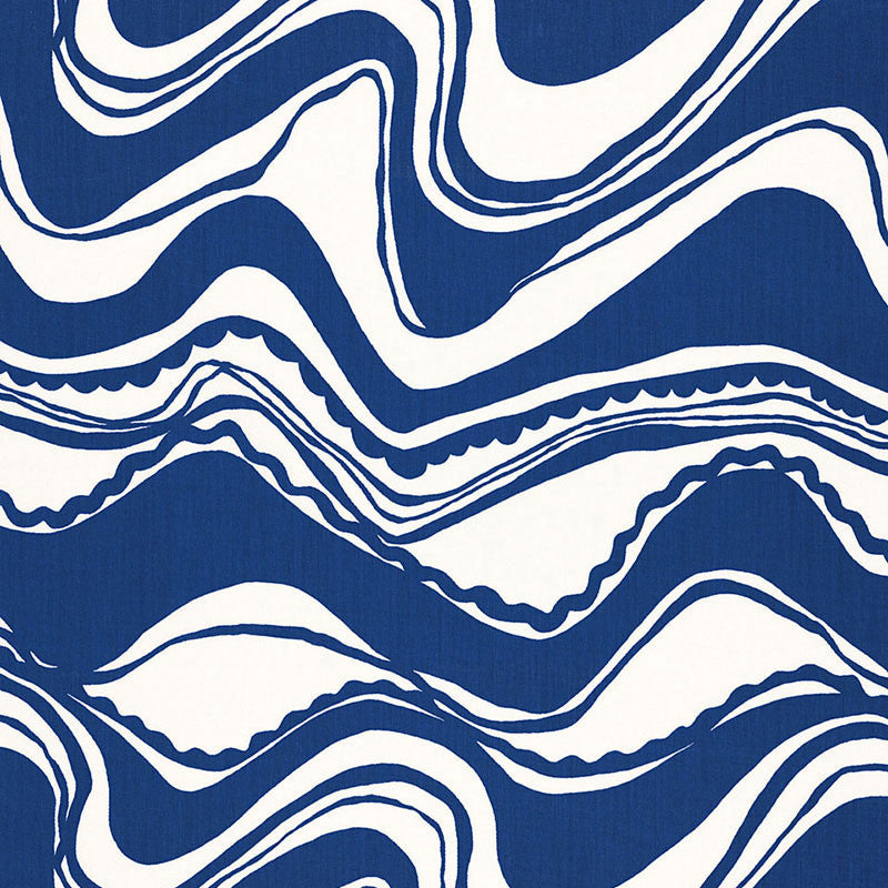 Carmel Coastline Print Surf 174690 by Schumacher Designer Fabric TRINA TURK See Sample INDONESIA MEDIUM DUTY </p><p>Repeat: Horizontal: 27" (69CM) and Vertical: 25 1/4" (64CM) 54" WIDE (137CM) - Swanky Fabrics -