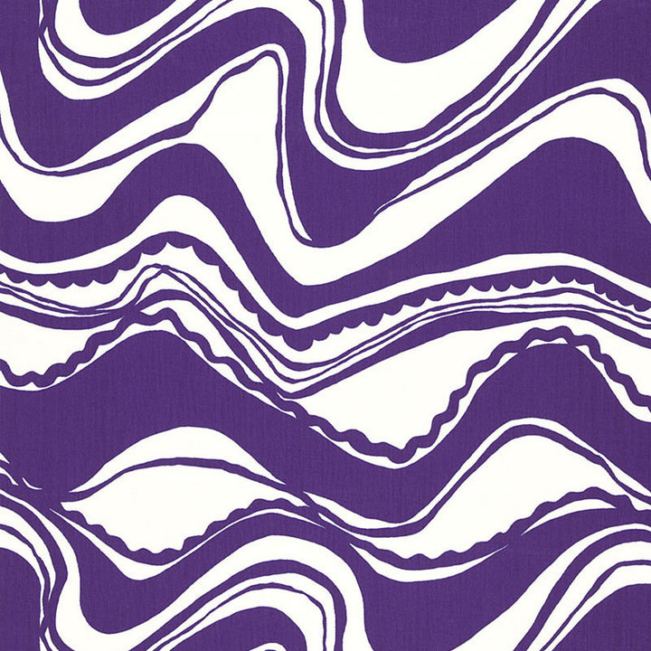 Carmel Coastline Print Violet 174696 by Schumacher Fabric TRINA TURK See Sample INDONESIA MEDIUM DUTY </p><p>Repeat: Horizontal: 27" (69CM) and Vertical: 25 1/4" (64CM) 54" WIDE (137CM) - Fabric Carolina -