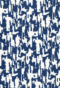 Beauty Bark Print Ocean 174711 by Schumacher Fabric