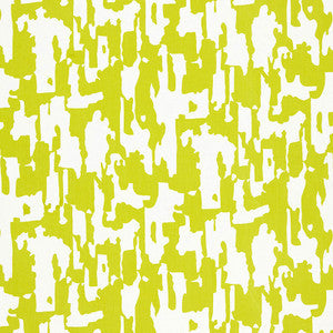 Beauty Bark Print Sulfur 174712 by Schumacher Fabric