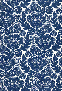 Louis Nui Print Ocean 174720 by Schumacher Fabric