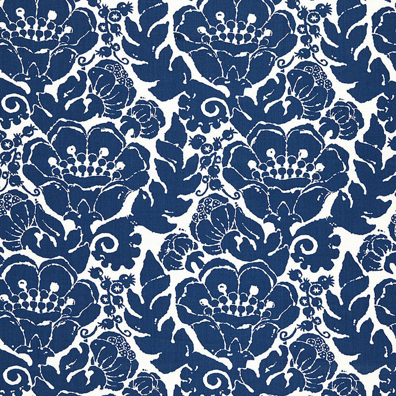 Louis Nui Print Ocean 174720 by Schumacher Fabric INDOOR OUTDOOR PRINTS ACRYLIC TWILL 100% INDONESIA </p><p>Repeat: Horizontal: 13 1/2" (34CM) and Vertical: 18" (46CM) 54 - Fabric Carolina -