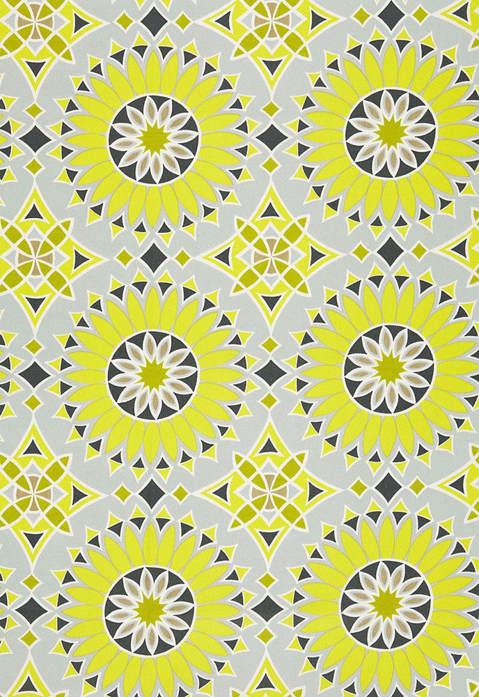 Soleil L.A. Print Driftwood 174731 by Schumacher Fabric Trina-Turk 100% Acrylic - Horizontal: 13.5 and Vertical: 13.5 54 - Fabric Carolina -