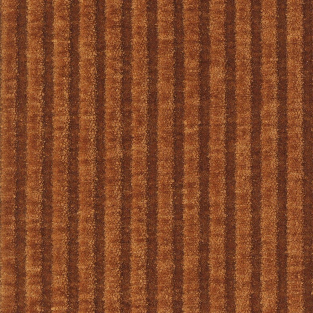 Ridgley Performance Stripe Terracotta by RM CoCo Fabric Ridgley Performance Stripe 100% Polyester See Sample 50000 Horizontal: 0.38 and Vertical: 0 54 - Fabric Carolina -