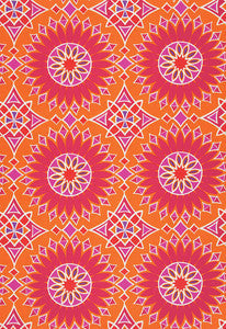 Soleil L.A. Print Sunset 174732 by Schumacher Fabric