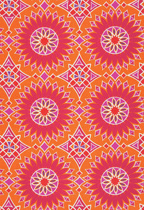 Soleil L.A. Print Sunset 174732 by Schumacher Fabric