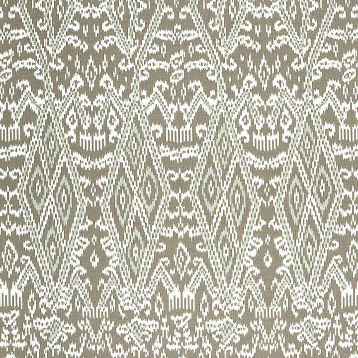 Maya Ikat Print Greige 174751 by Schumacher Fabric AU NATUREL COTTON 100% ITALY </p><p>Repeat: Horizontal: 13 1/4" (34CM) and Vertical: 34 3/4" (88CM) 53 - Fabric Carolina -