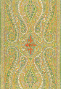 Pasha Paisley Bittersweet 174800 by Schumacher Fabric