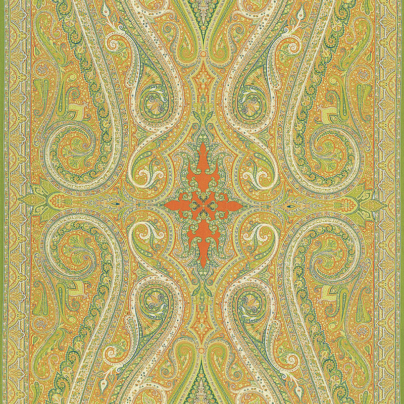 Pasha Paisley Bittersweet 174800 by Schumacher Fabric MARTYN LAWRENCE BULLARD See Sample UNITED KINGDOM HEAVY DUTY </p><p>Repeat: Horizontal: 52 1/2" (133CM) and Vertical: 96" (244CM) 52 1/2" WIDE (133CM) - Fabric Carolina -
