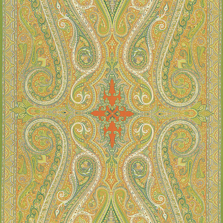 Pasha Paisley Bittersweet 174800 by Schumacher Fabric MARTYN LAWRENCE BULLARD See Sample UNITED KINGDOM HEAVY DUTY </p><p>Repeat: Horizontal: 52 1/2" (133CM) and Vertical: 96" (244CM) 52 1/2" WIDE (133CM) - Fabric Carolina -