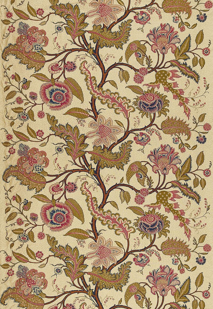 Sinhala Linen Print Pomegranate 174811 by Schumacher Fabric Martyn-Lawrence-Bullard 100% Linen - Horizontal: 52.5 and Vertical: 29.75 52.5 - Fabric Carolina -