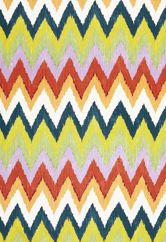 Adras Ikat Print Caravan 174821 by Schumacher Fabric Martyn-Lawrence-Bullard 100% Cotton - Horizontal: 27 and Vertical: 18.5 54 - Fabric Carolina -