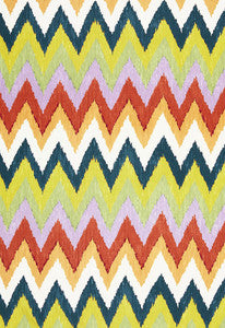 Adras Ikat Print Caravan 174821 by Schumacher Fabric