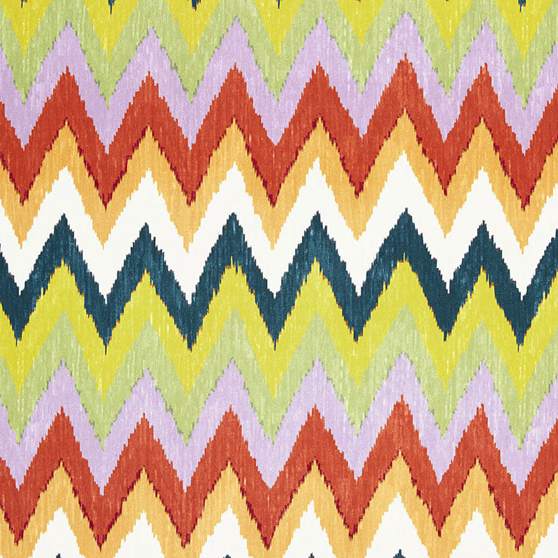 Adras Ikat Print Caravan 174821 by Schumacher Designer Fabric MARTYN LAWRENCE BULLARD See Sample UNITED KINGDOM MEDIUM DUTY </p><p>Repeat: Horizontal: 27" (69CM) and Vertical: 18 1/2" (47CM) 54" WIDE (137CM) - Swanky Fabrics -