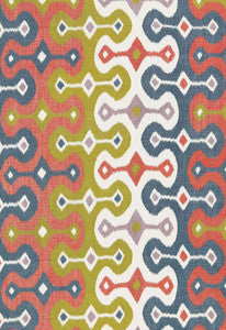 Darya Ikat Caravan 174830 by Schumacher Fabric