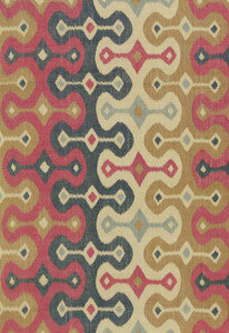 Darya Ikat Spice 174831 by Schumacher Fabric