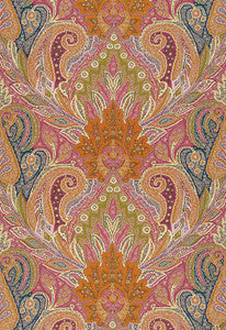 Cambay Paisley Print Sandalwood 174880 by Schumacher Fabric