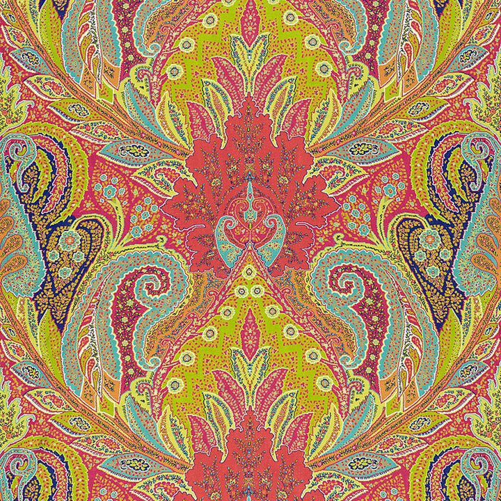 Cambay Paisley Print Parrot 174881 by Schumacher Fabric Schumacher Fabric Cambay Paisley Print Parrot 174881Fabric LINEN 100% UNITED KINGDOM </p><p>Repeat: H: HORZ. 54 1/2" (138CM) , V: VERT. 33 3/4" (86CM) 54.5 - Fabric Carolina -