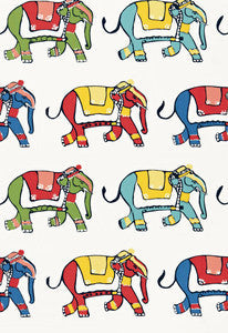 Parade Multi 174890 by Schumacher Fabric