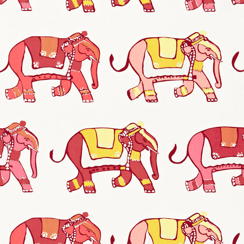 Parade Punch / Pink Lemonade 174891 by Schumacher Fabric LULU DK | CHILD See Sample UNITED KINGDOM MEDIUM DUTY </p><p>Repeat: Horizontal: 26" (66CM) and Vertical: 20" (51CM) 52" WIDE (132CM) - Fabric Carolina -