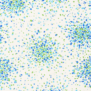 Jelly Bean Ocean / Turquoise 174940 by Schumacher Fabric