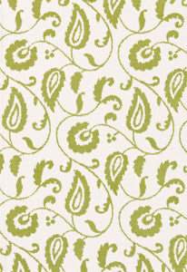 Malacca Ikat Vine Willow 175013 by Schumacher Fabric