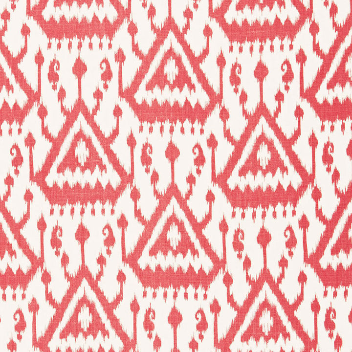 Vientiane Ikat Coral 175020 by Schumacher Fabric PRINT HAPPY See Sample UNITED KINGDOM MEDIUM DUTY </p><p>Repeat: Horizontal: 6 3/4" (17CM) and Vertical: 12 5/8" (32CM) 54" WIDE (137CM) - Fabric Carolina -