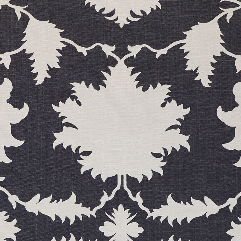 Garden Of Persia Charcoal 175035 by Schumacher Fabric MARY MCDONALD LINEN 100% UNITED KINGDOM </p><p>Repeat: Horizontal: 26" (66CM) and Vertical: 44" (112CM) 54 - Fabric Carolina -