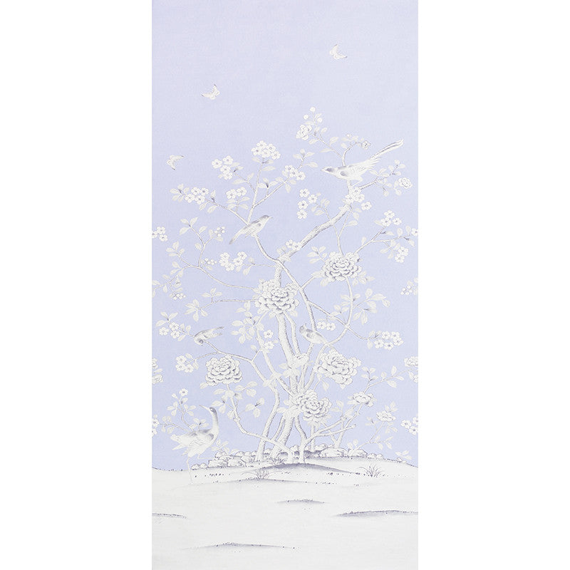 Chinois Palais Lavender 175046 by Schumacher Fabric Mary-McDonald 100% Linen - Horizontal: 54 and Vertical: 131.5 54 - Fabric Carolina -