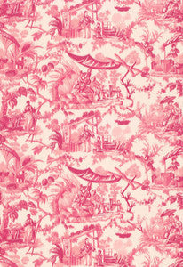 Pavillon Chinois Peony 175100 by Schumacher Fabric
