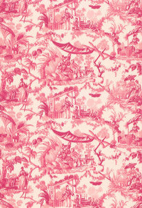 Pavillon Chinois Peony 175100 by Schumacher Fabric