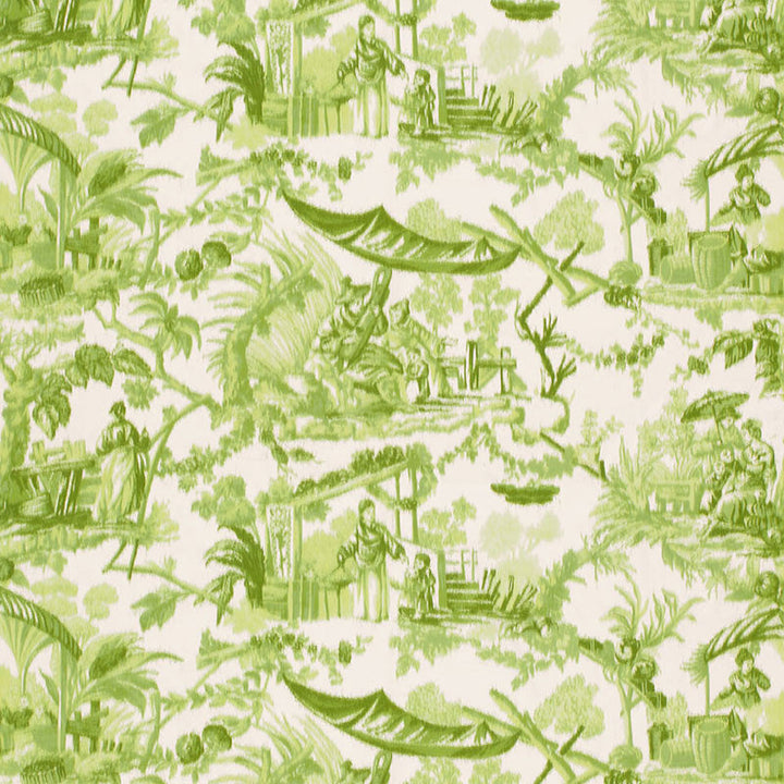 Pavillon Chinois Pear 175102 by Schumacher Designer Fabric PRINTS F12 See Sample ITALY MEDIUM DUTY </p><p>Repeat: Horizontal: 54 3/4" (139CM) and Vertical: 34" (86CM) 54 5/8" WIDE (139CM) - Swanky Fabrics -
