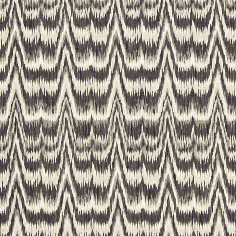 Kamalia Ikat Print Smoke 175122 by Schumacher Fabric Schumacher Fabric Kamalia Ikat Print Smoke 175122Fabric COTTON 100% ITALY </p><p>Repeat: H: HORZ. 6 5/8" (17CM) , V: VERT. 18 7/8" (48CM) 53 - Fabric Carolina -