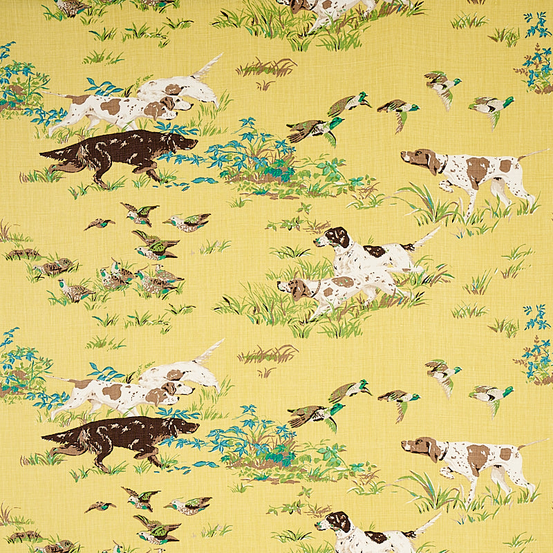 Pointers - Yellow by Schumacher Fabric