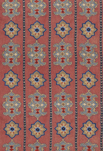 Temara Embroidered Print Pomegranate 175180 by Schumacher Fabric