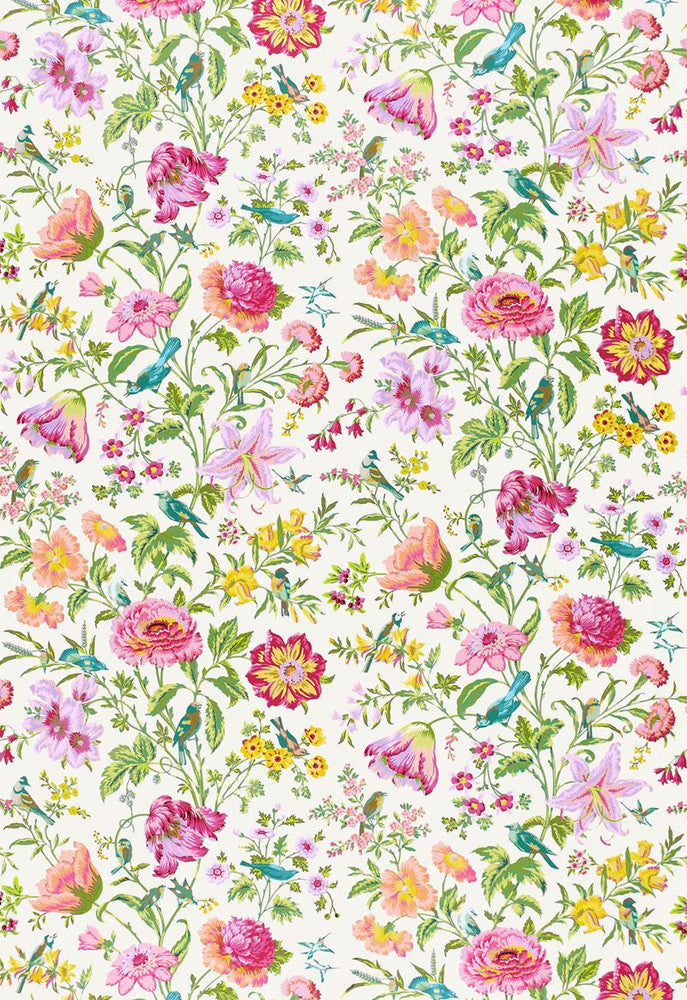 Avondale Floral Meadow 175220 by Schumacher Designer Fabric COLLECTION-NAME-TBA-175220 100% Cotton - Horizontal: 27 and Vertical: 52 54 - Swanky Fabrics -