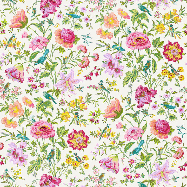 Avondale Floral Meadow 175220 by Schumacher Designer Fabric GOOD VIBRATIONS COTTON 100% UNITED KINGDOM </p><p>Repeat: Horizontal: 27" (69CM) and Vertical: 52" (132CM) 54 - Swanky Fabrics -
