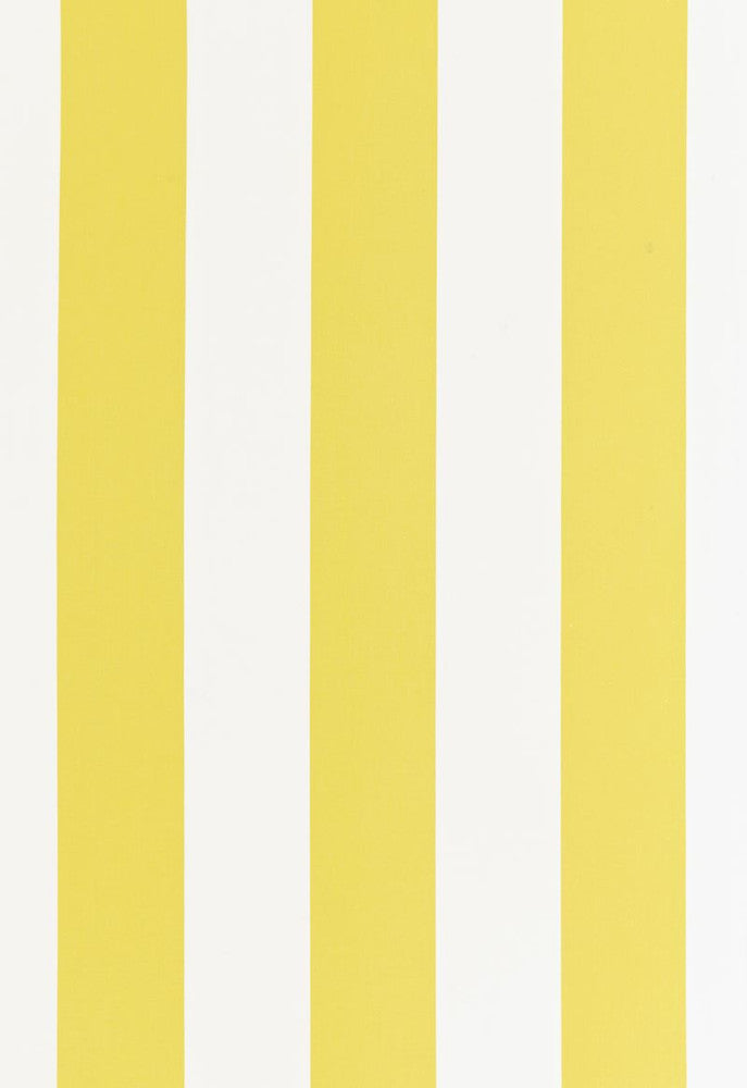 Geyer Stripe Sunshine 175240 by Schumacher Designer Fabric Classic-Prints 100% Cotton - Horizontal: 9 and Vertical: - 54 - Swanky Fabrics -