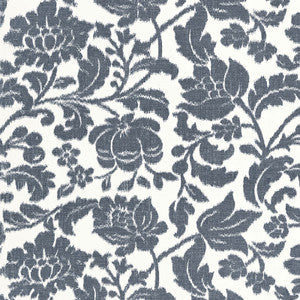 Tranquil Vine Indigo 175302 by Schumacher Fabric