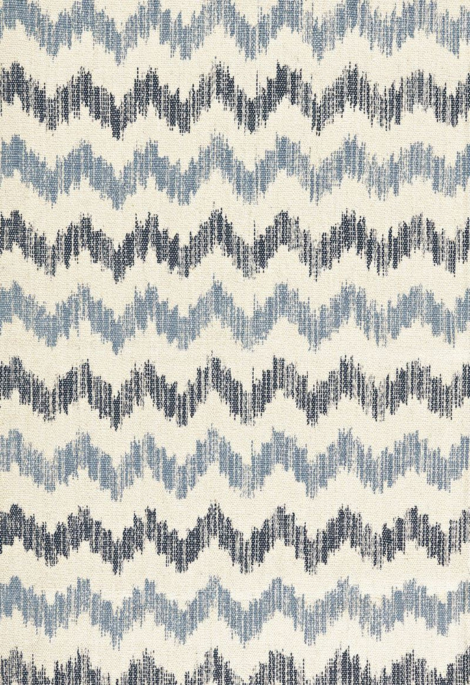 Sierra Ikat Indigo 175310 by Schumacher Fabric Ikat-Collection 55% Jute, 45% Cotton - Horizontal: 3.75 and Vertical: 7.875 52.5 - Fabric Carolina -
