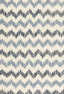 Sierra Ikat Indigo 175310 by Schumacher Fabric