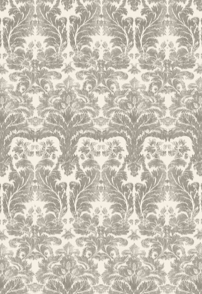 Aurora Damask Linen 175340 by Schumacher Fabric Au-Naturel 100% Linen - Horizontal: 17.75 and Vertical: 45.75 54 - Fabric Carolina -