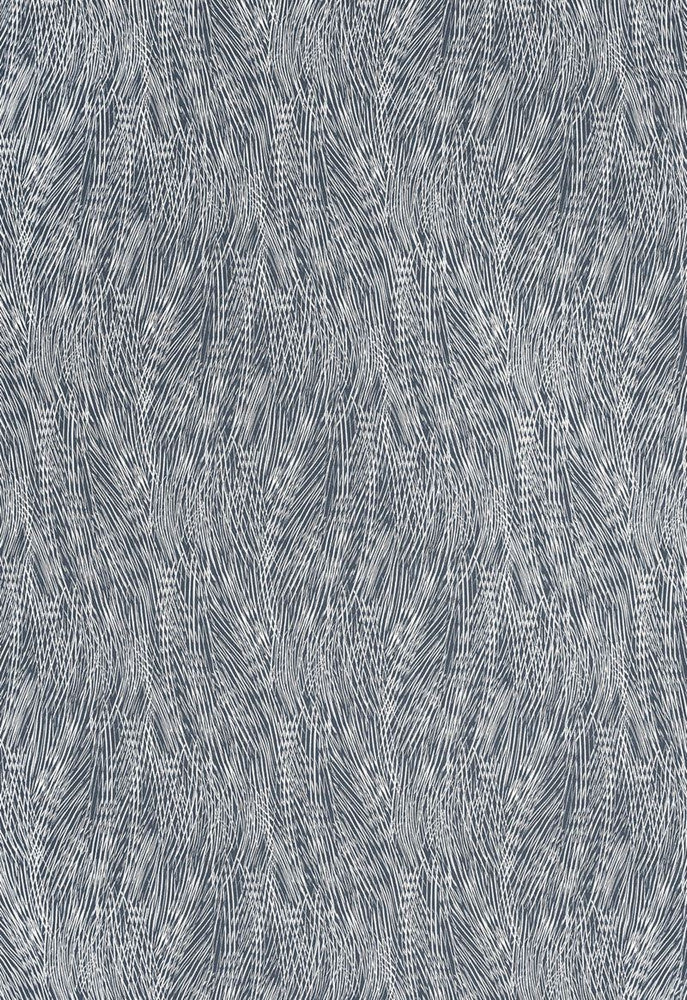 Grand Cascade Indigo 175351 by Schumacher Fabric Au-Naturel 100% Linen - Horizontal: 17.5 and Vertical: 44.5 52.5 - Fabric Carolina -